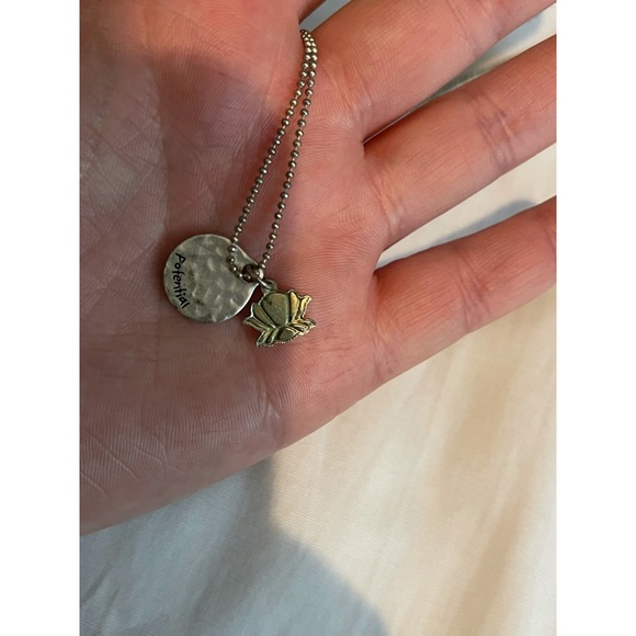 🌸✨Potential Silver/Gold Lotus Necklace - Picture 6 of 9
